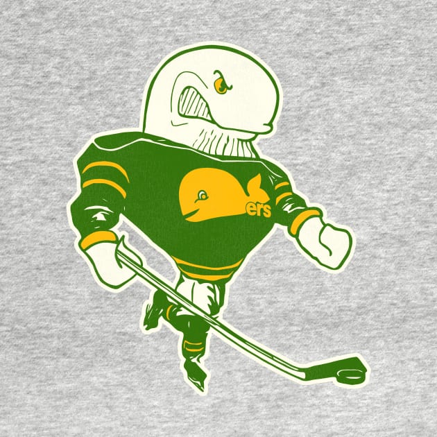 Defunct Mascot Whalers Hockey Team by Defunctland